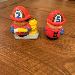Bundle of Little Tikes firefighters as is